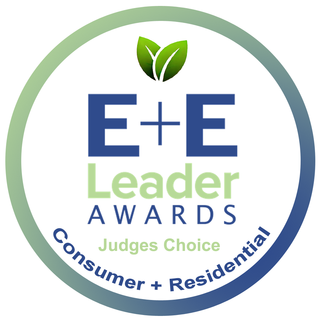 E+E Leader Award Judges Choice Seal for Consumer and Residential Category.